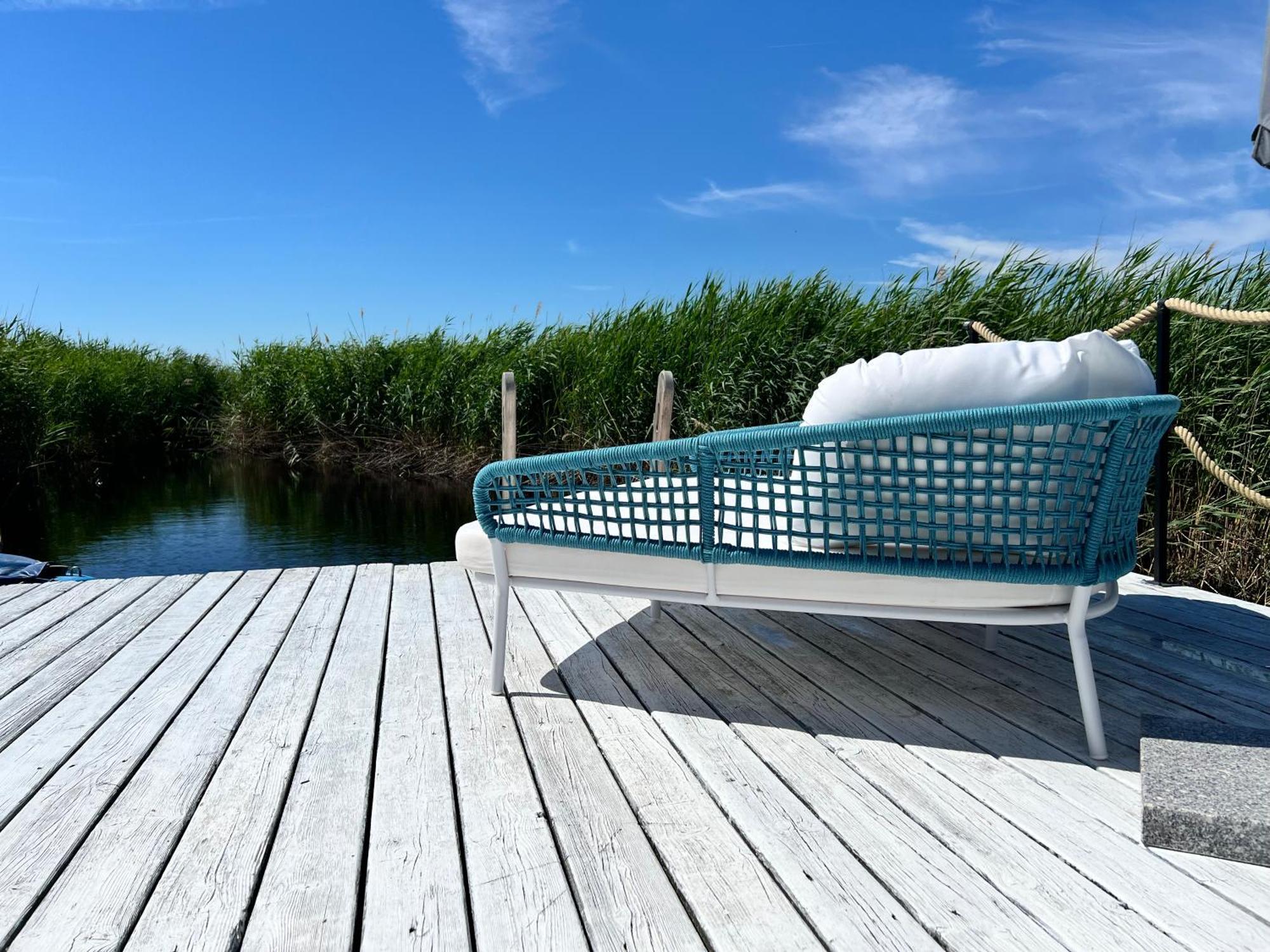Seehuette Neusiedlersee - Strandhaus, Elektroboot Inklusive 拉斯特 外观 照片
